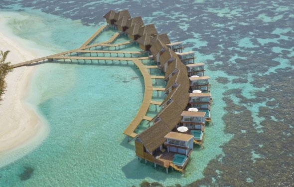 Остров-курорт на Мальдивах